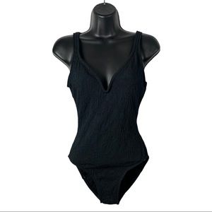 Jantzen black one piece bathing suit